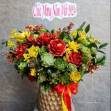 Giỏ Hoa Sen Đá Đẹp Tại HCM