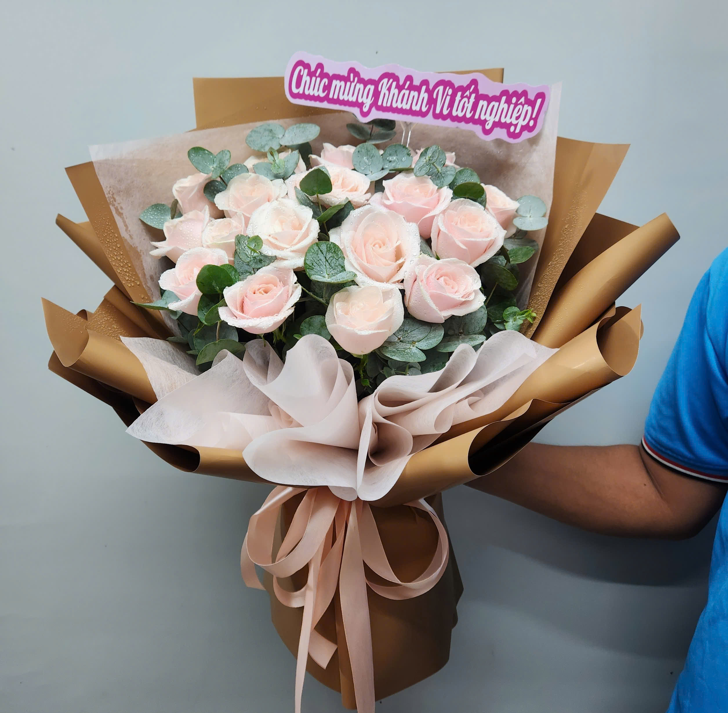 Bó hoa màu pastel cao cấp tại Hoa Tươi Angel