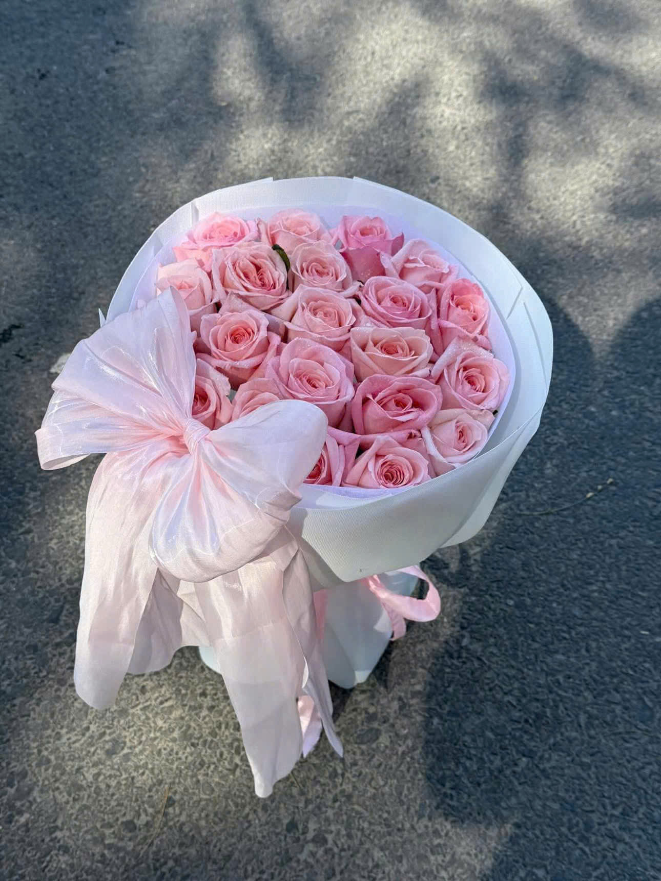 Bó hoa pastel phong cách hiện đại