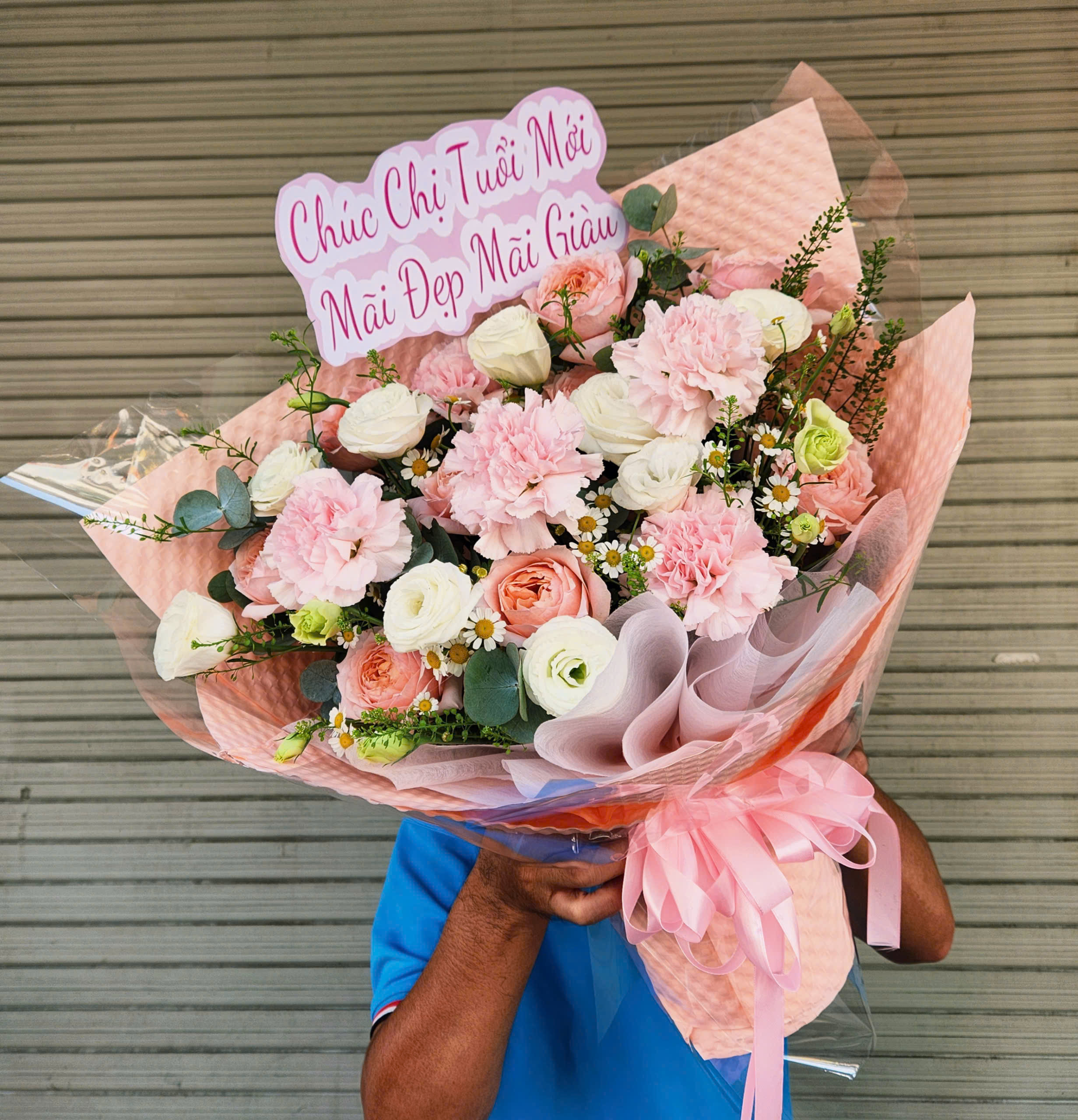 Bó Hoa Hồng Pastel Sinh Nhật Đẹp Nhẹ Nhàng – Tặng Người Thương Cực Xinh