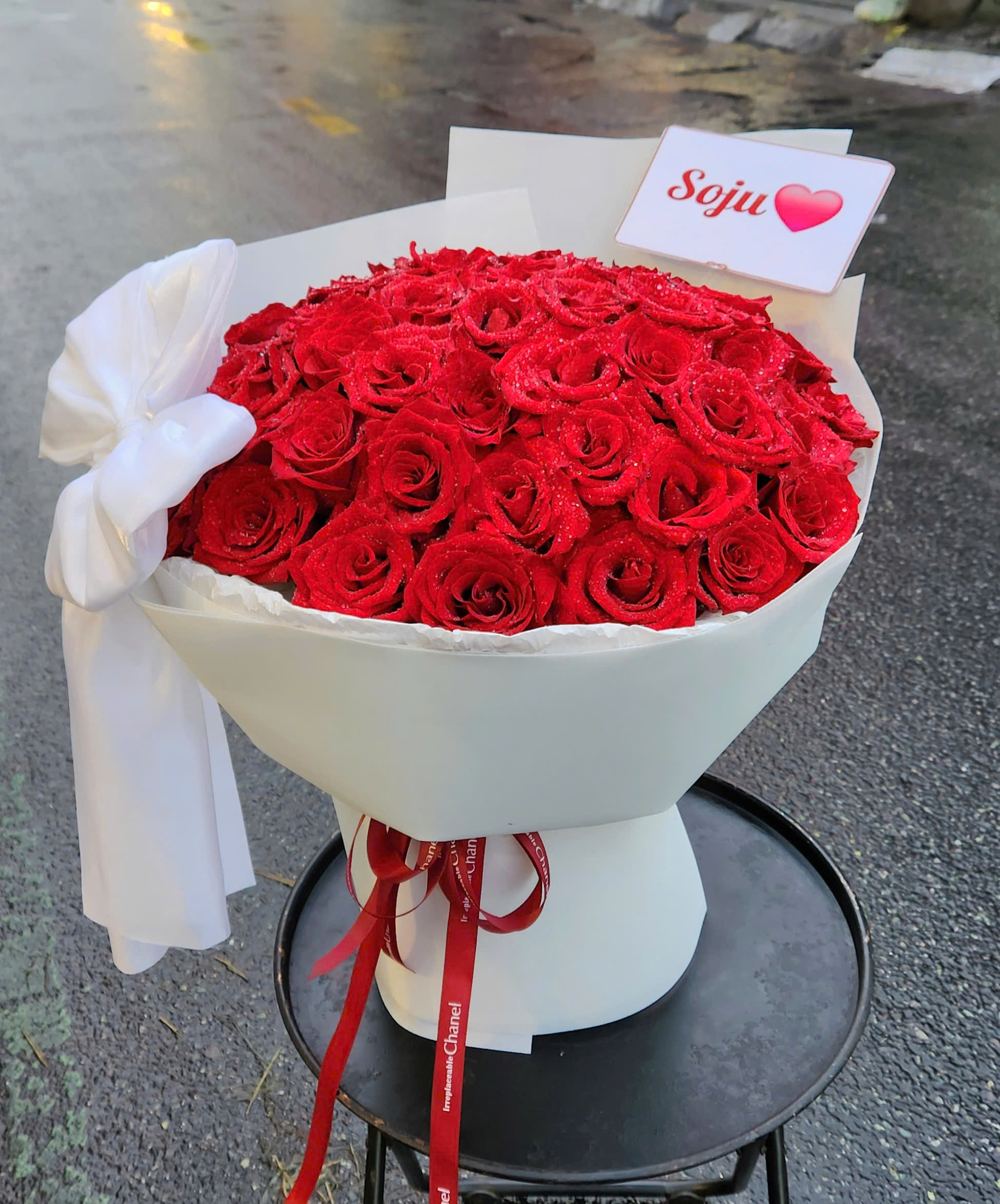 bó hoa valentine tặng crush