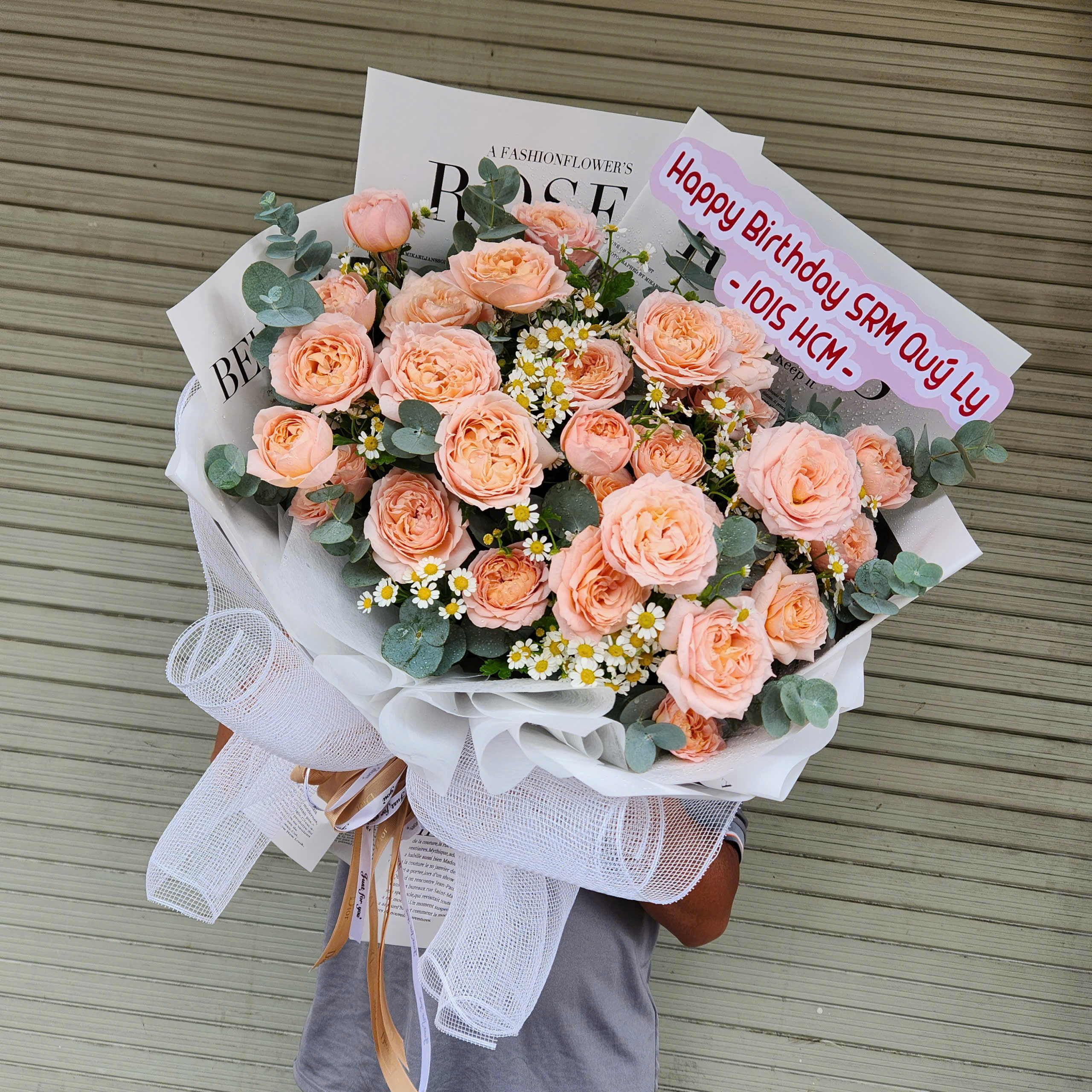 Bó Hoa Hồng Julibee Nhẹ Nhàng Tặng Sinh Nhật