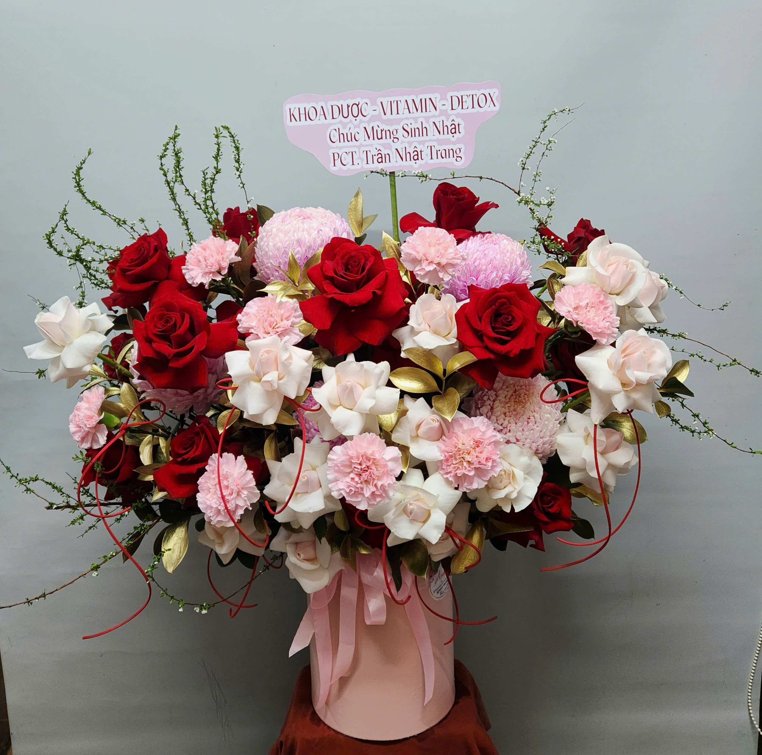 Lẵng Hoa Chúc Mừng Khai Trương