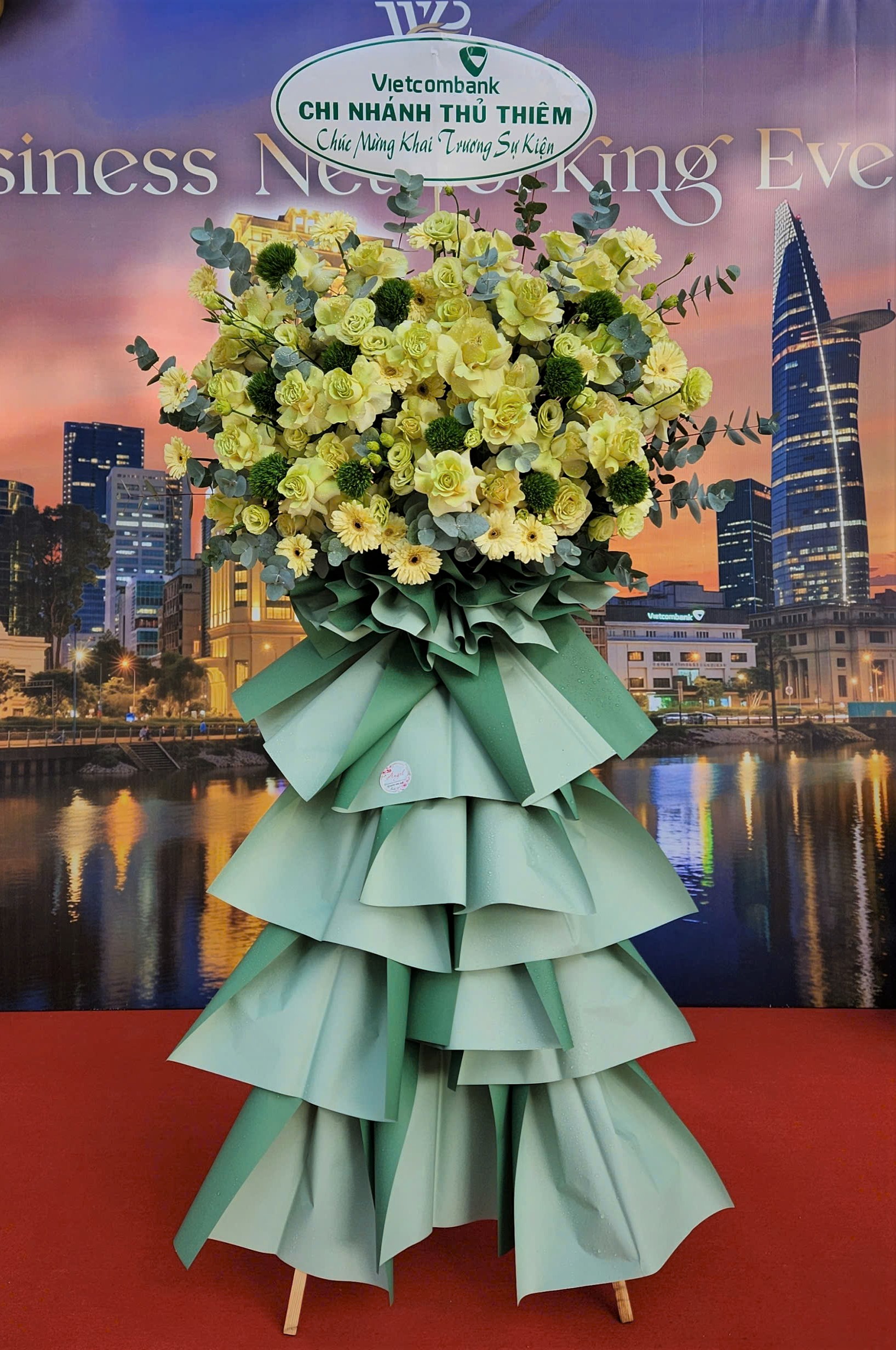 Kệ Hoa Khai Trương Hồng Phát – Thiết Kế Đẹp, Ý Nghĩa