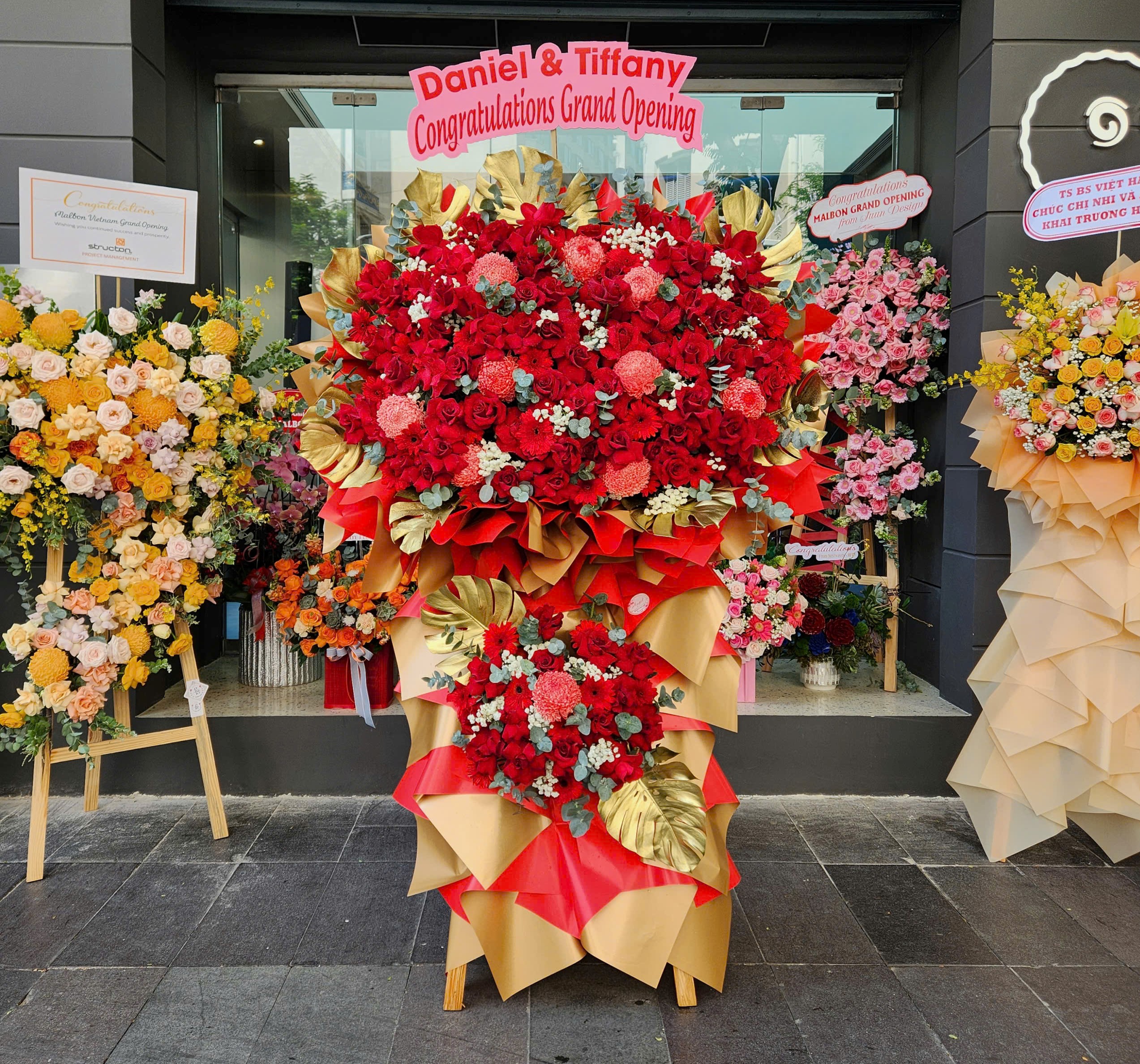 Lẵng Hoa Chúc Mừng Khai Trương Đại Cát 