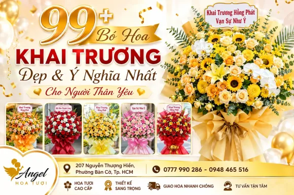 99+ Lẵng Hoa Khai Trương Đẹp & Ý Nghĩa Nhất Cho Người Thân Yêu