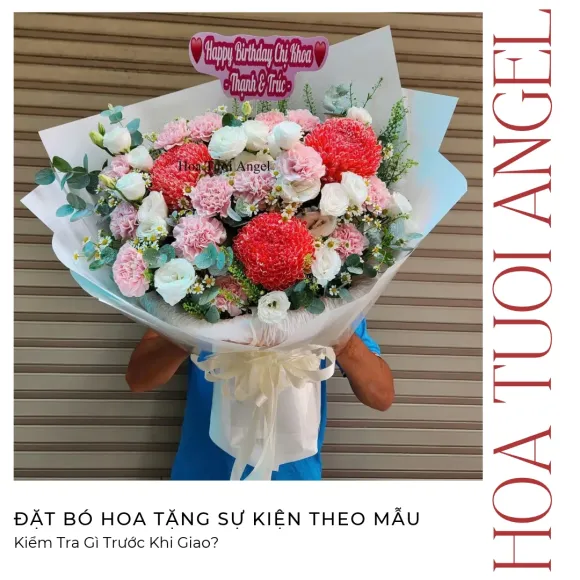 Đặt Bó Hoa Tặng Sự Kiện Theo Mẫu: Kiểm Tra Gì Trước Khi Giao?