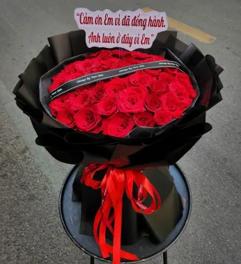 Bó Hoa Hồng Đỏ Đẹp Cao Cấp – Giao Nhanh TP.HCM | Hoa Tươi Angel