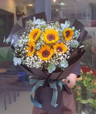 HOA HƯỚNG DƯƠNG TẶNG TỐT NGHIỆP
