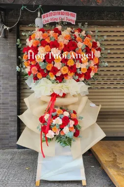 lẵng hoa chúc mừng sự kiện