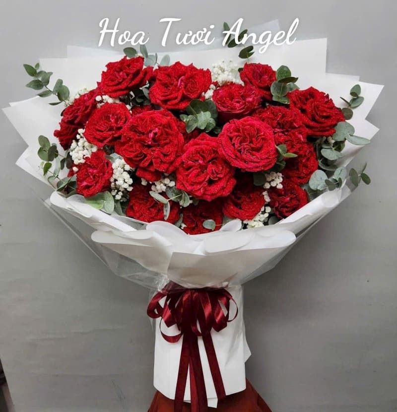 B&oacute; Hoa Hồng Đỏ