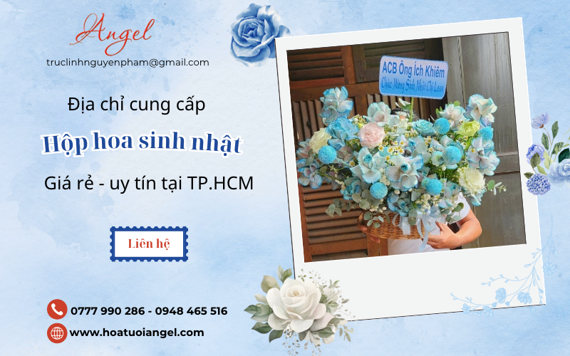 hộp hoa sinh nhật