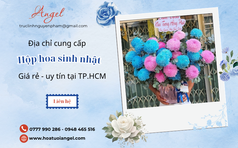 hộp hoa sinh nhật