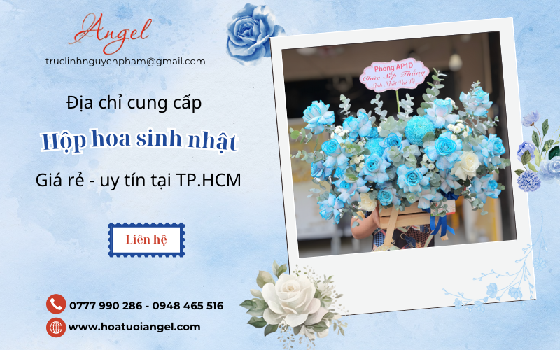 hộp hoa sinh nhật