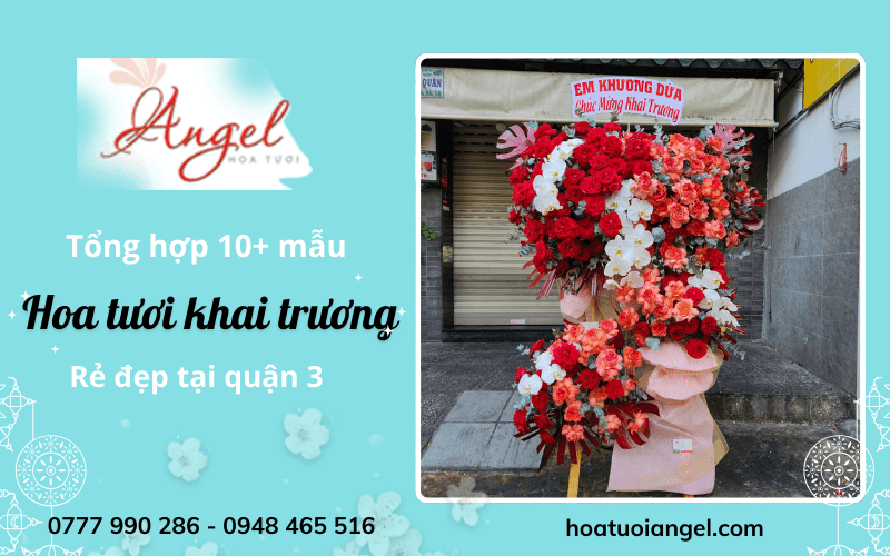 hoa khai trương
