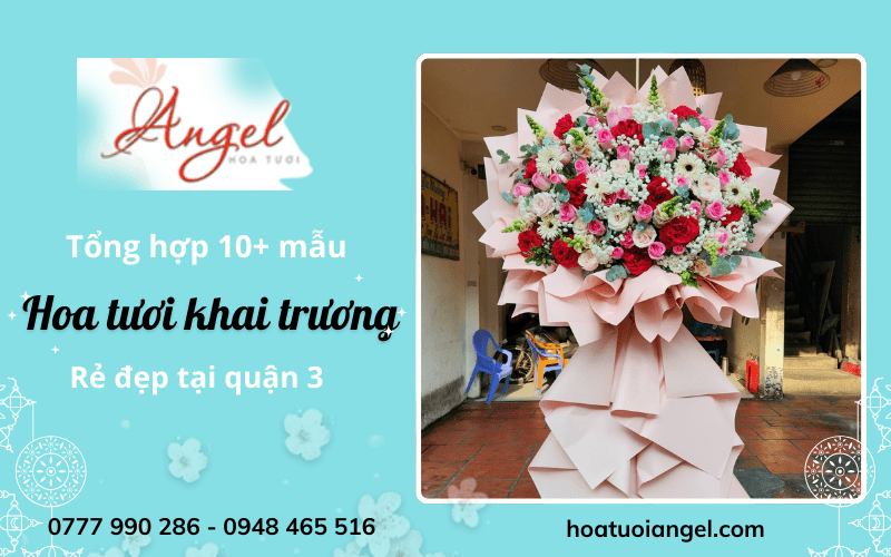 hoa khai trương