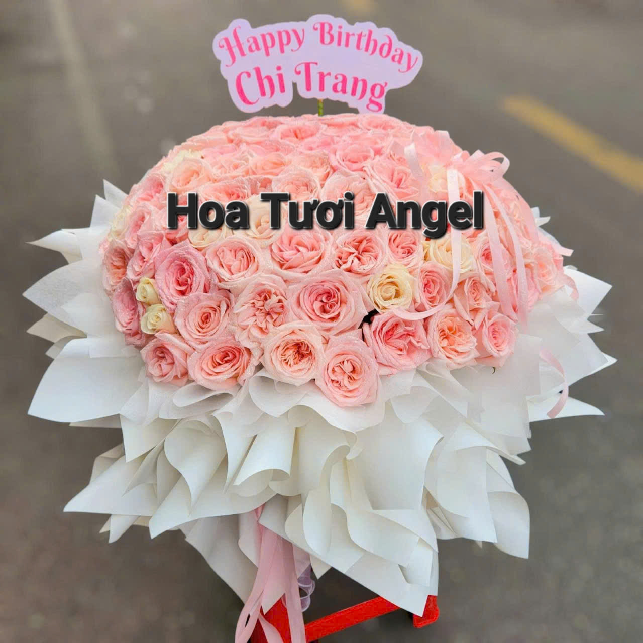 b&oacute; hoa sinh nhật pastel cao cấp