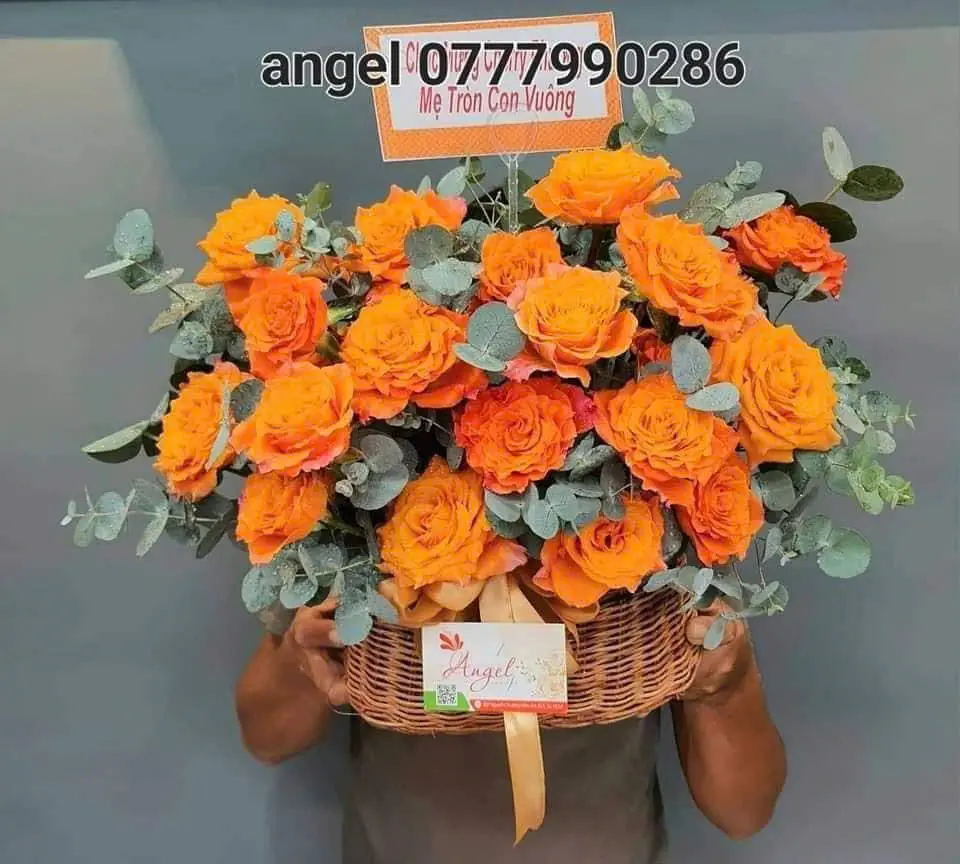 mẫu giỏ hoa đẹp