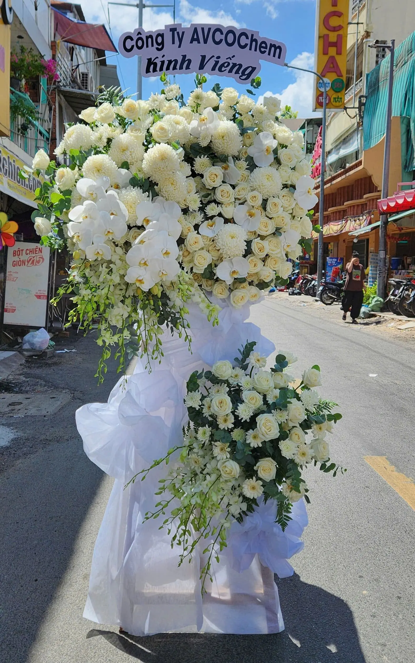 V&ograve;ng Hoa Tang Lễ 