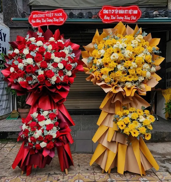 Kệ Hoa Chúc Mừng Khai Trương Phường Bàn Cờ