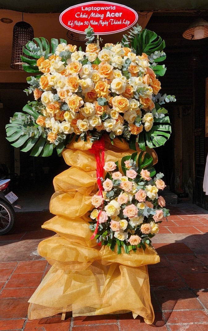 Kệ Hoa Ch&uacute;c Mừng Khai Trương