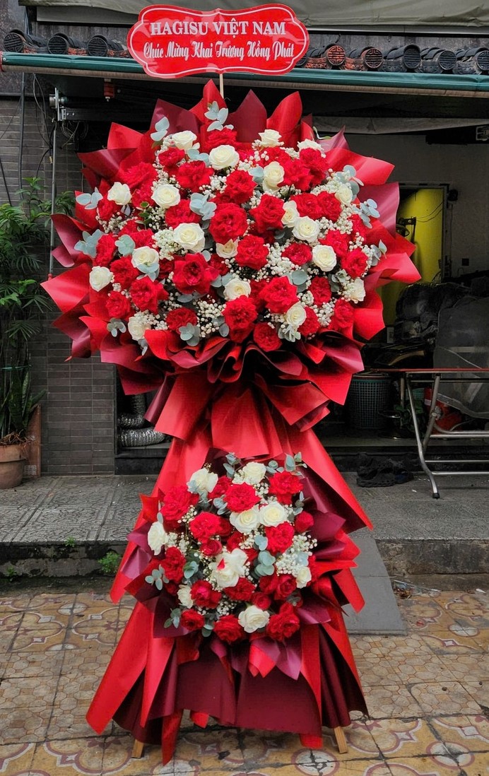 Kệ Hoa Chúc Mừng Khai Trương Phường Bàn Cờ