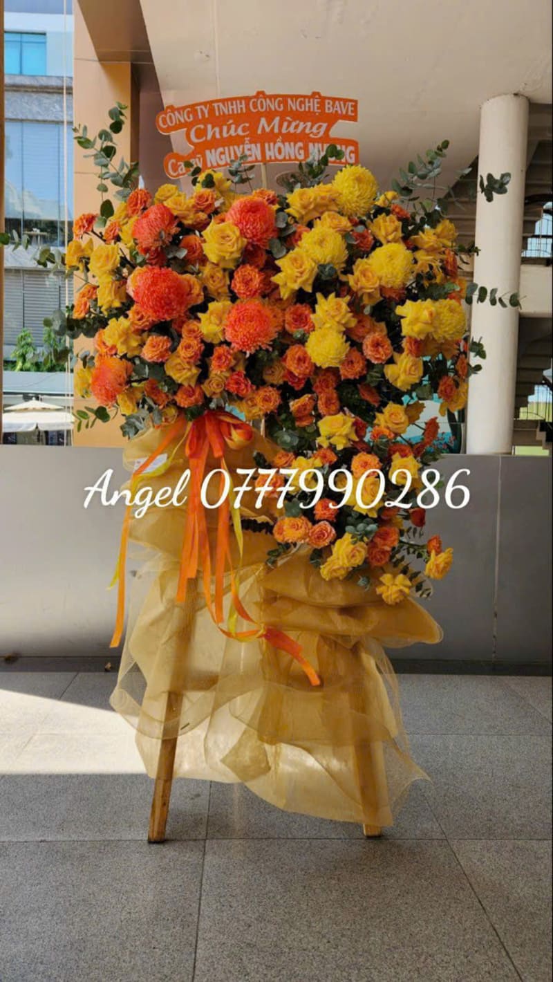 Kệ Hoa Ch&uacute;c Mừng Khai Trương