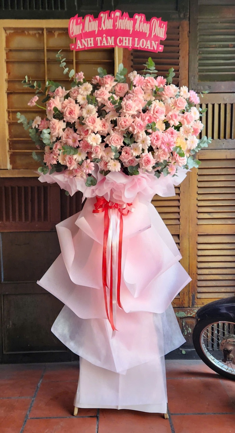 Kệ Hoa Ch&uacute;c Mừng 