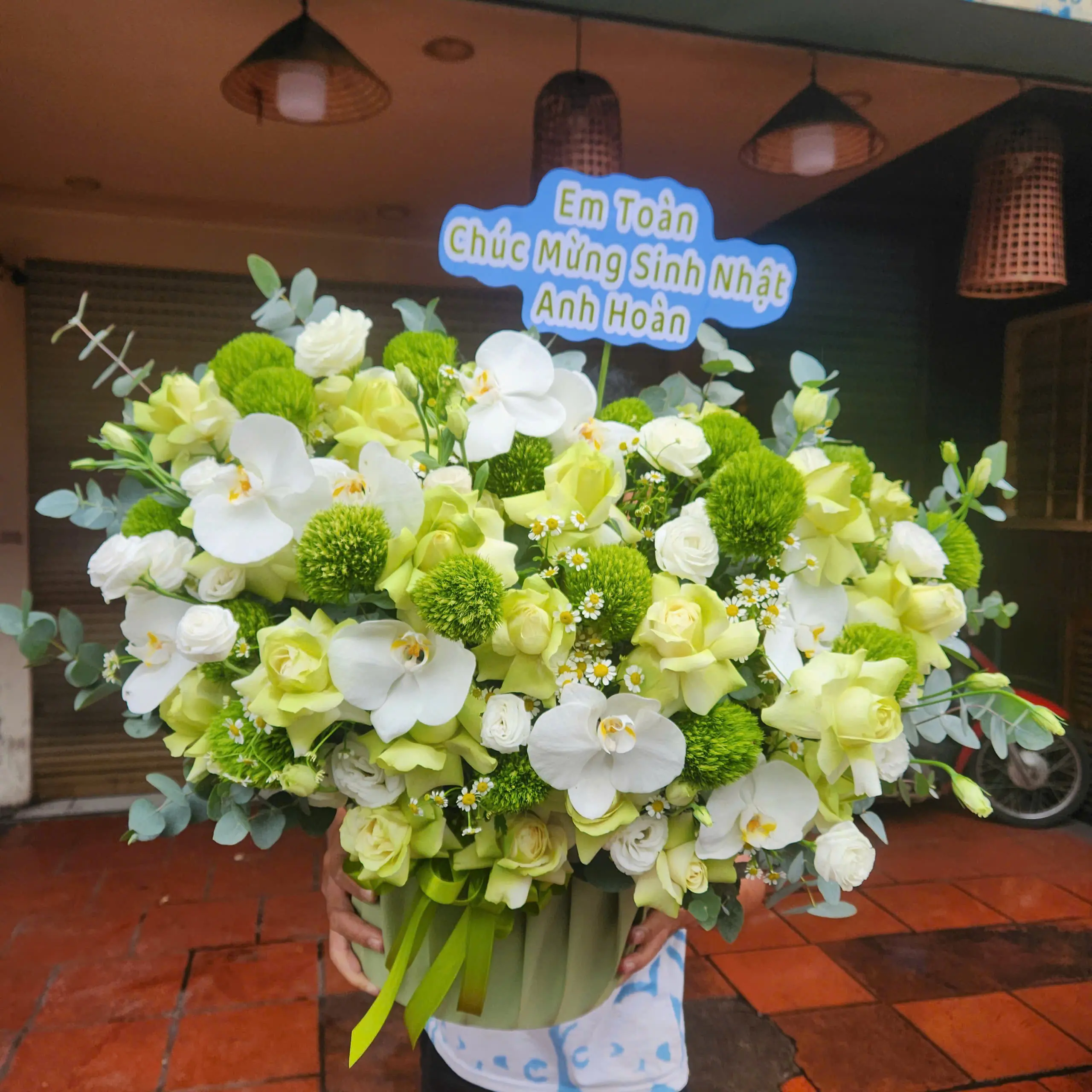 Hộp Hoa Xanh Dương