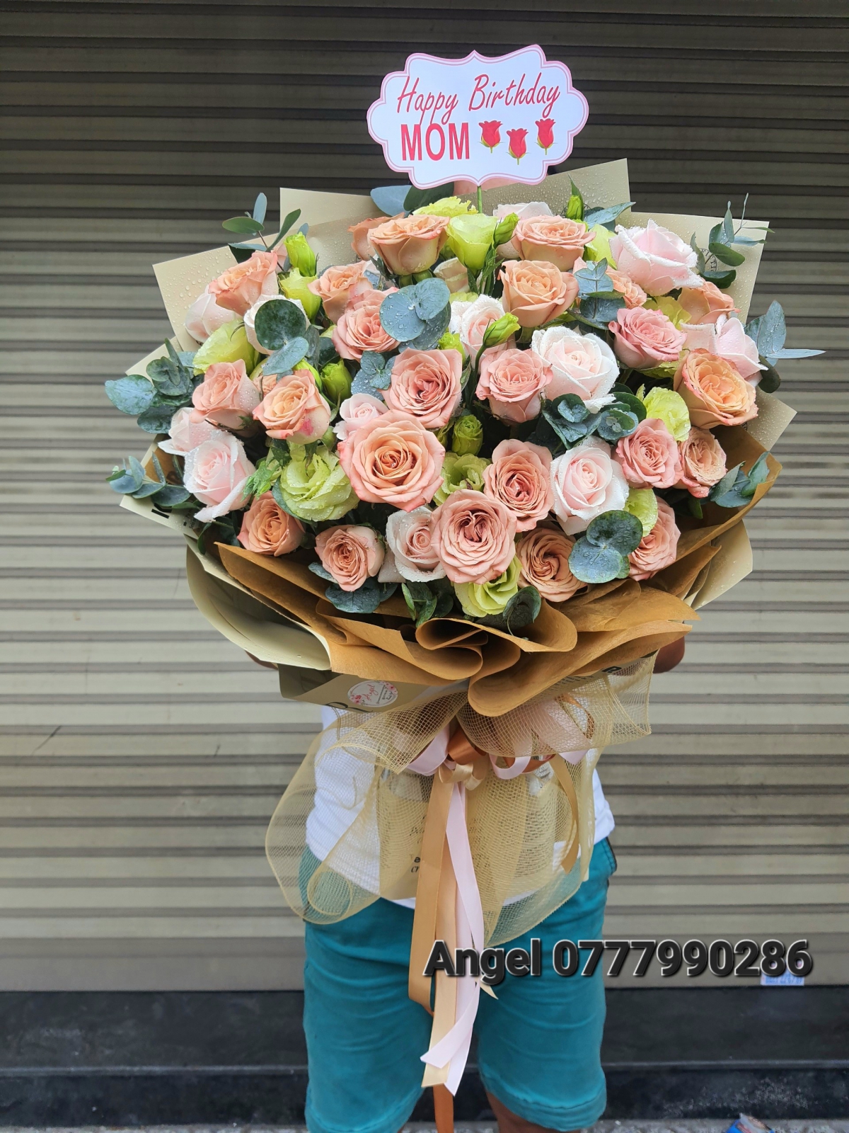 bó hoa chúc mừng sinh nhật ông xã
