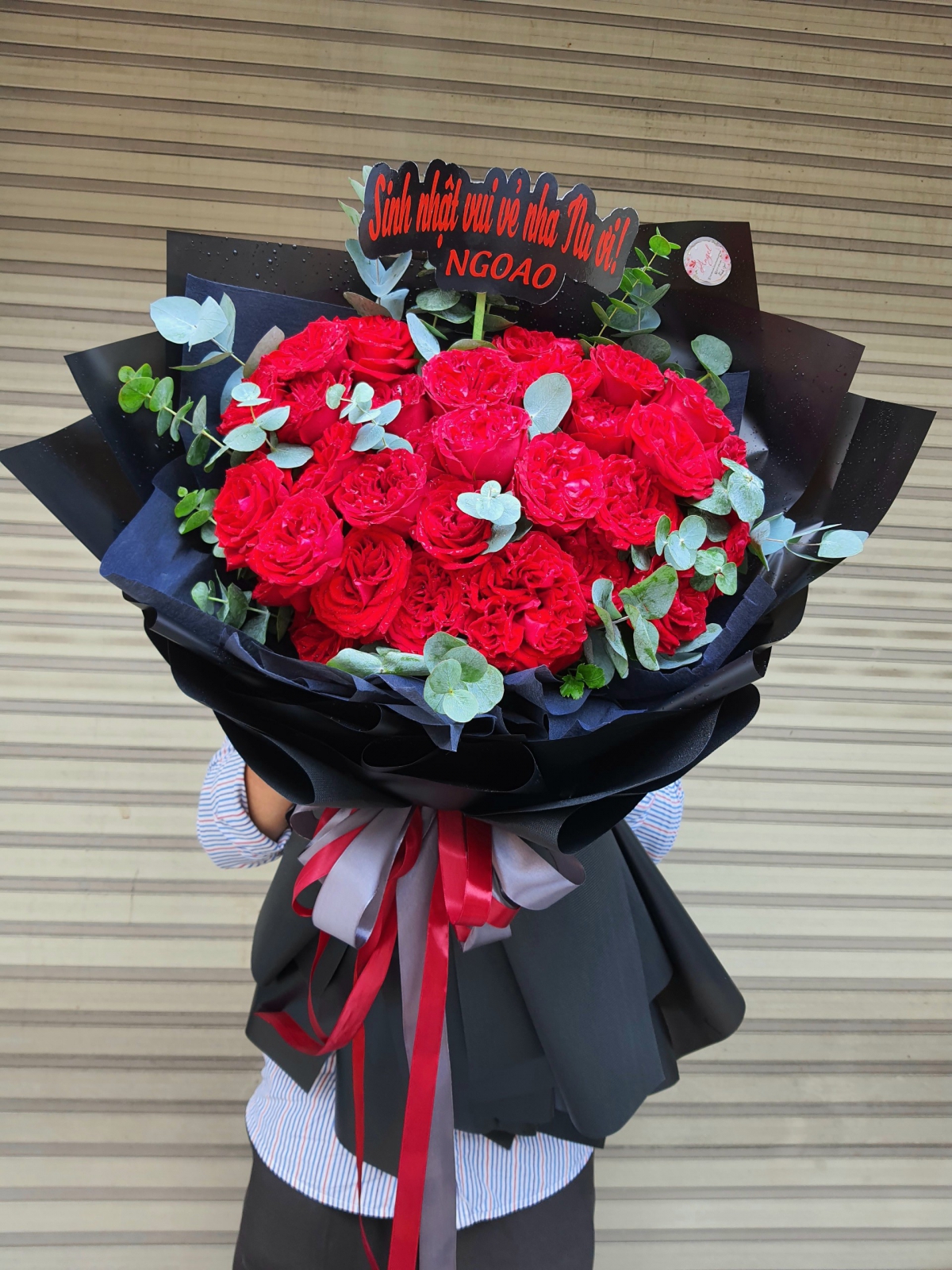 BÓ HOA HỒNG ĐỎ RẤT ĐẸP 