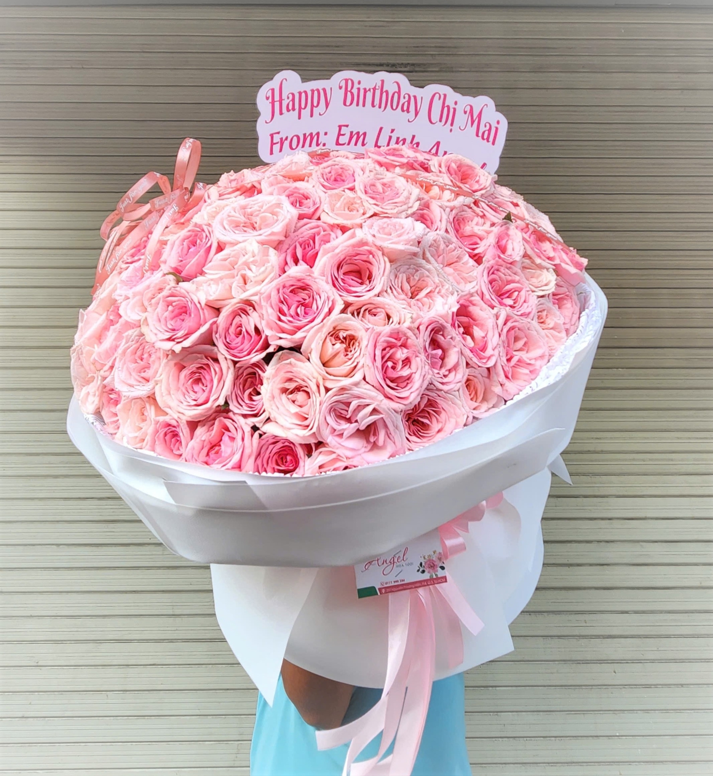 giỏ hoa khai trương giá rẻ Hoa Tươi Angel
