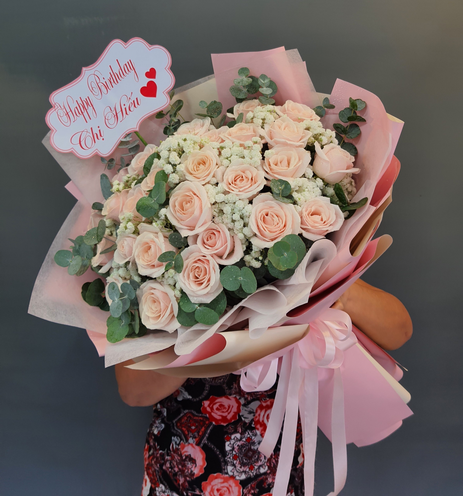 Bó Hoa Hồng Kem Đẹp Dịu Dàng 