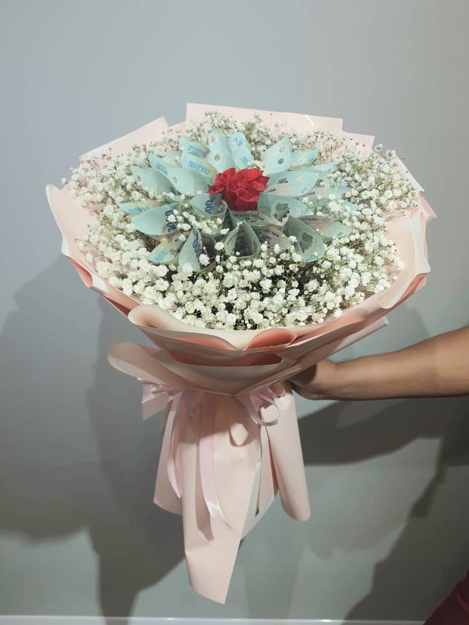 Bó hoa Tiền 20 Tờ 500k 
