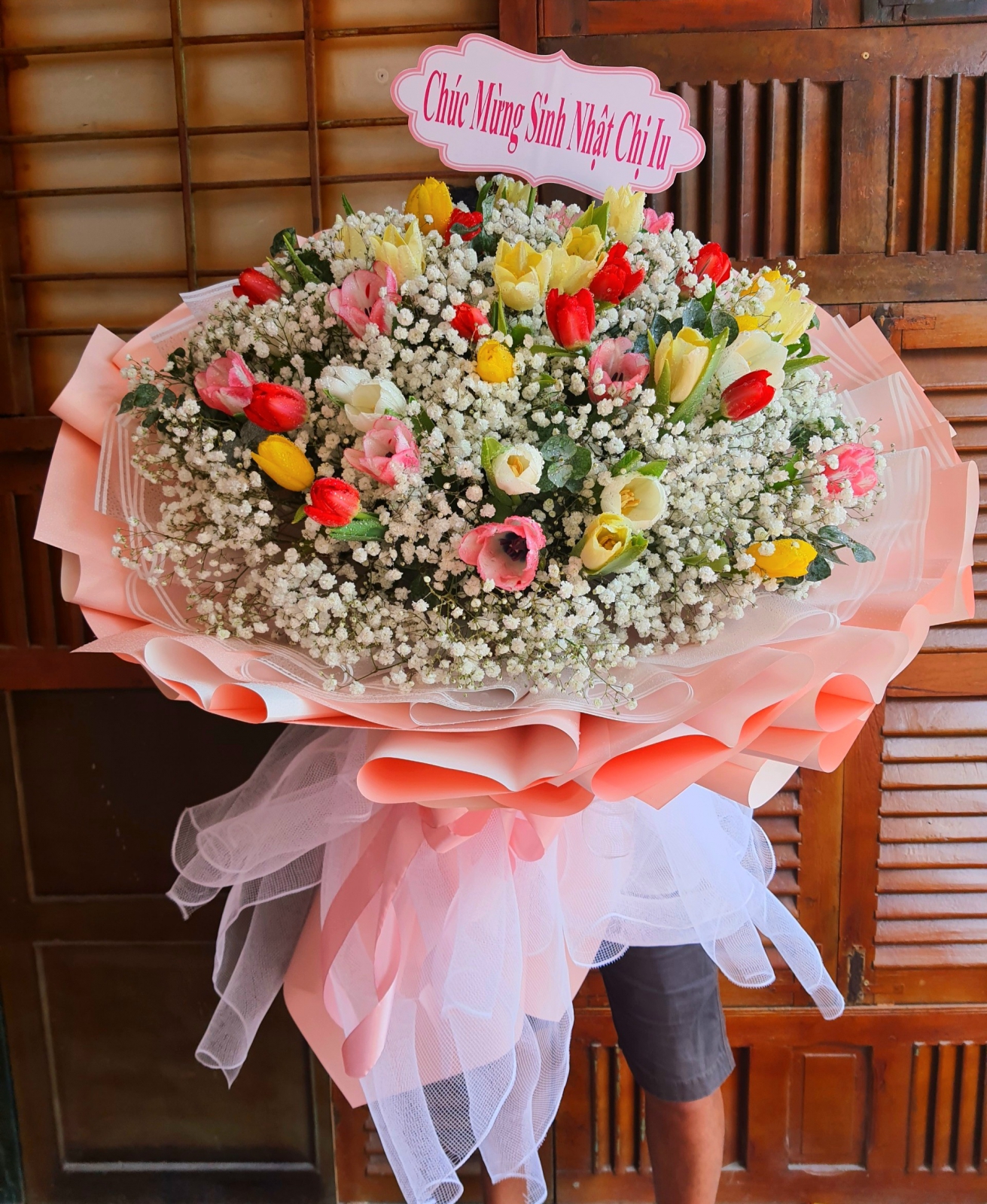 BÓ HOA TULIP  ĐẸP TẶNG VỢ YÊU 