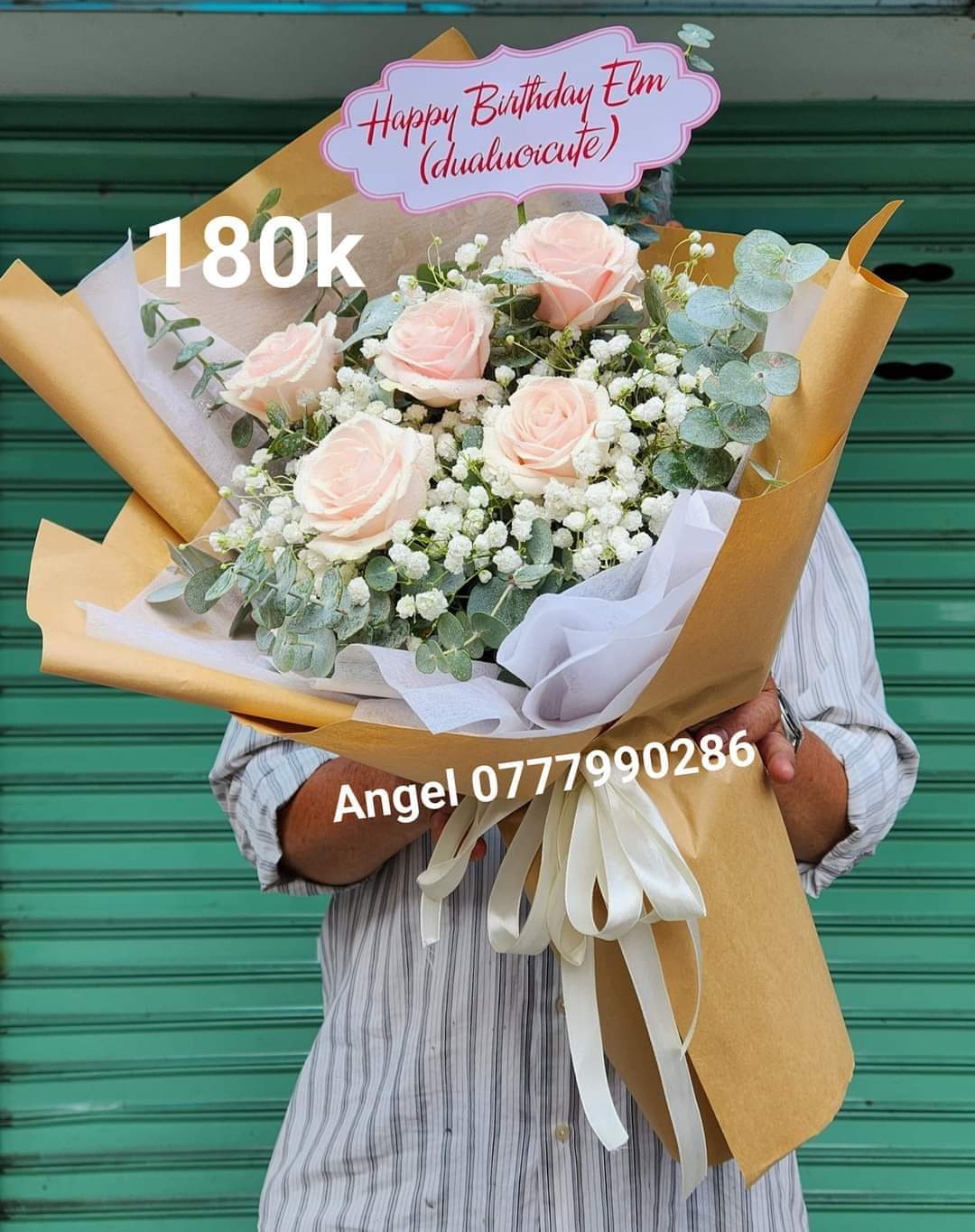 bó hoa hồng tone tím tại quận 3