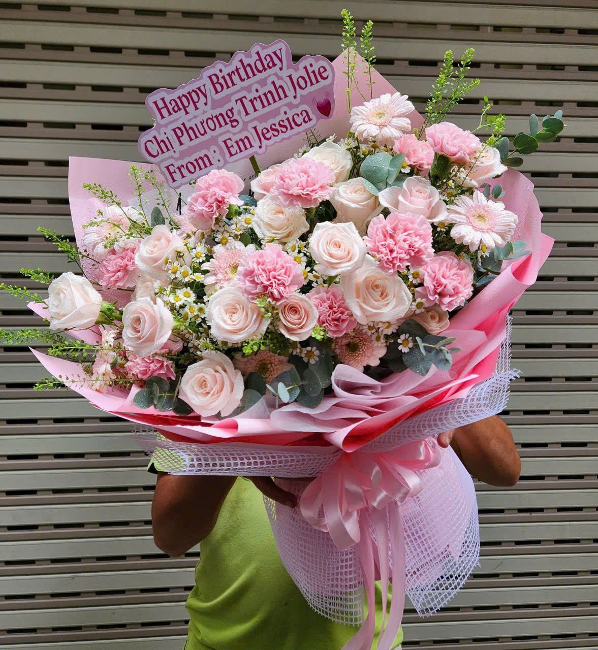 bó hoa tươi đẹp ở Quận 3 TP.HCM