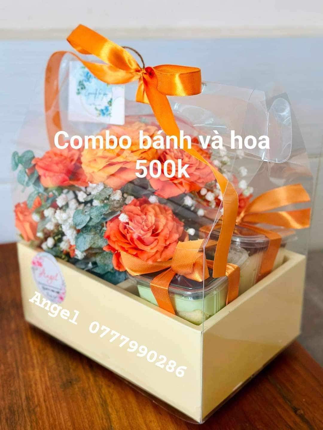 Combo Hoa Tươi & Bánh Kem - Món Quà Hoàn Hảo Cho Mọi Dịp Đặc Biệt 