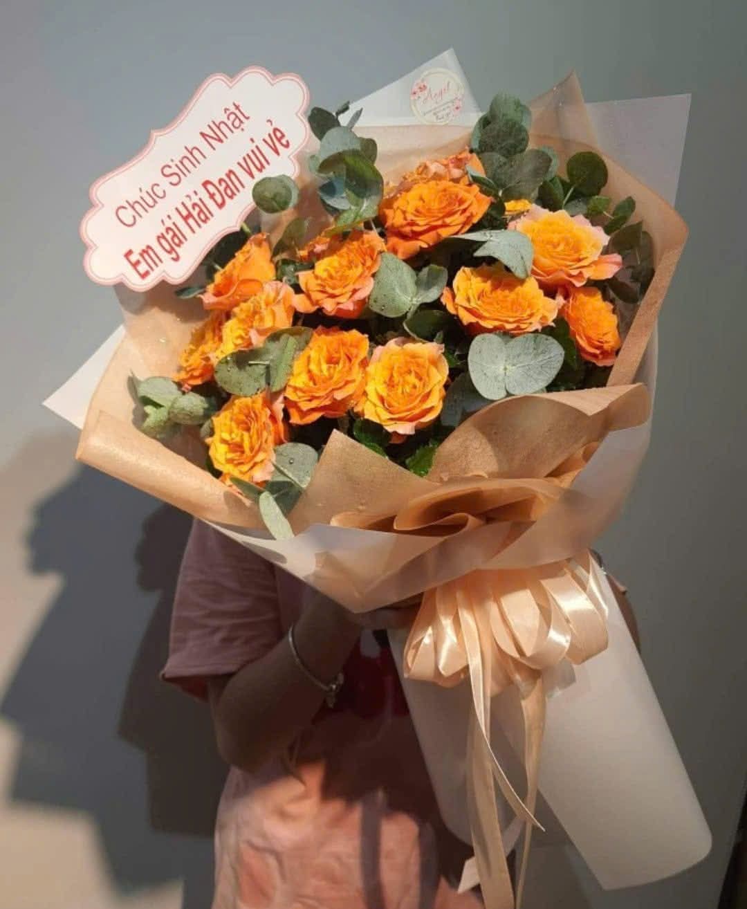 Bó hoa hồng camspired đẹp