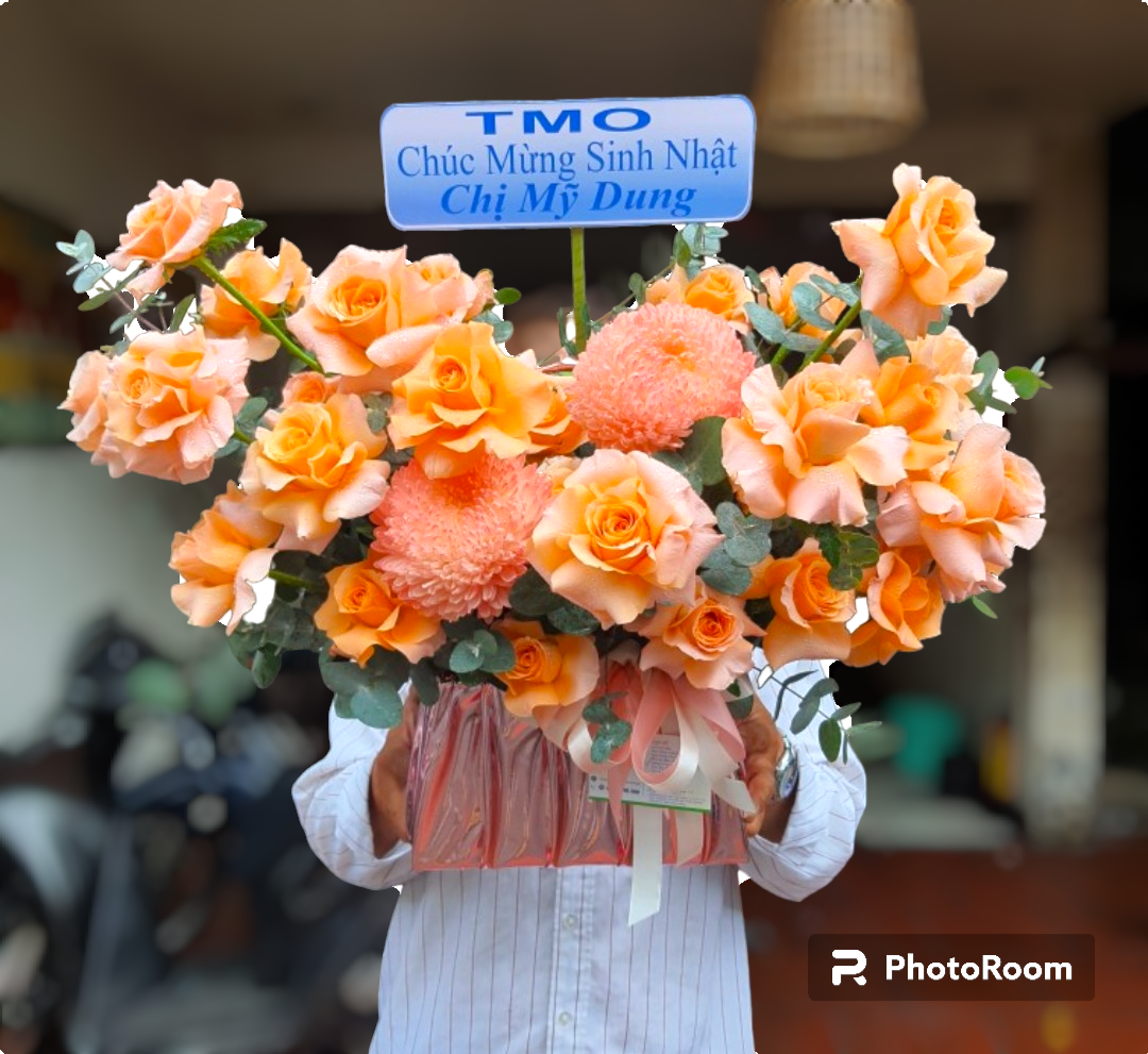 BÌNH HOA CHÚC MỪNG KHAI TRƯƠNG QUẬN 2