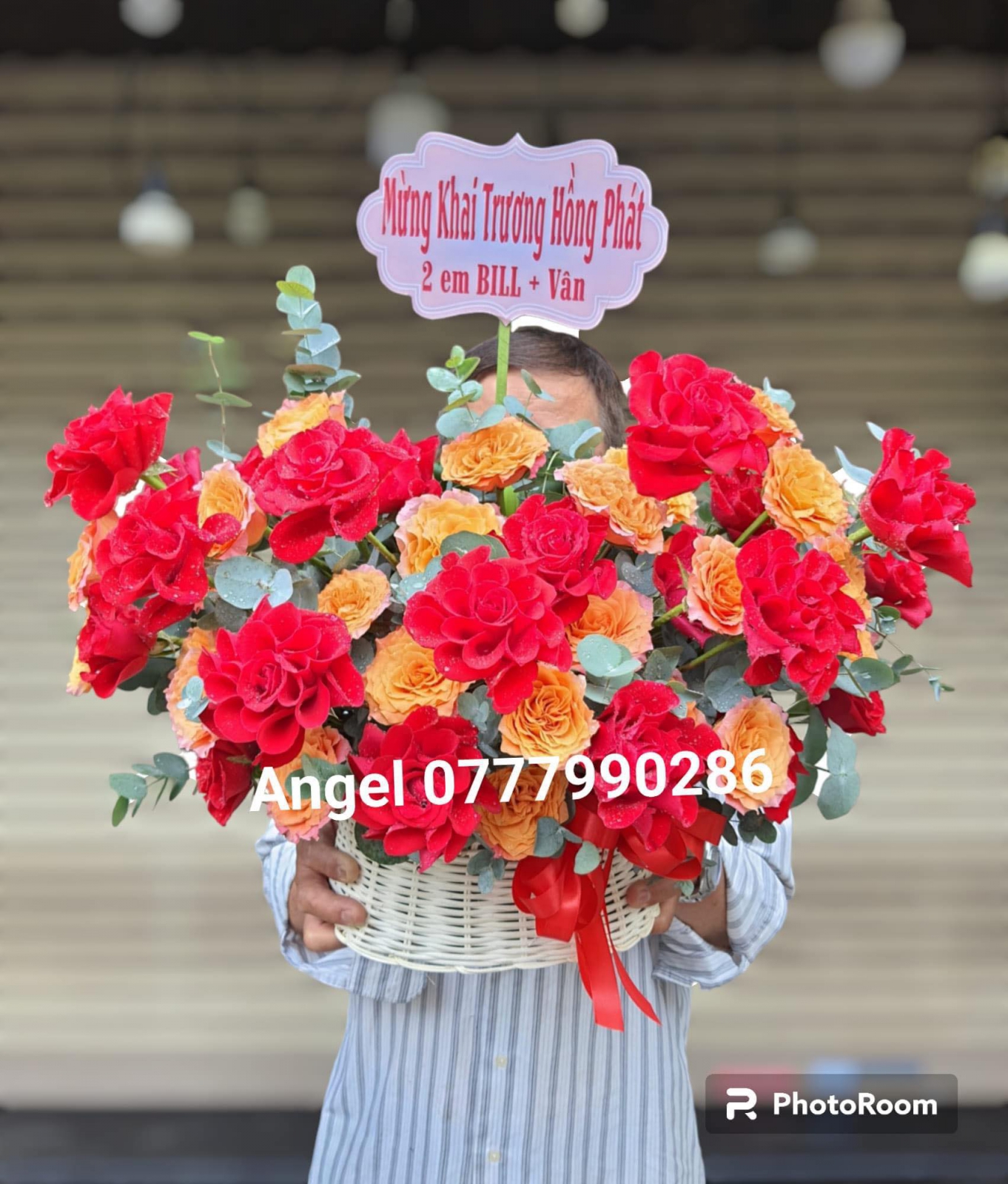 HỘP HOA CHÚC MỪNG KHAI TRƯƠNG  THANH CAO