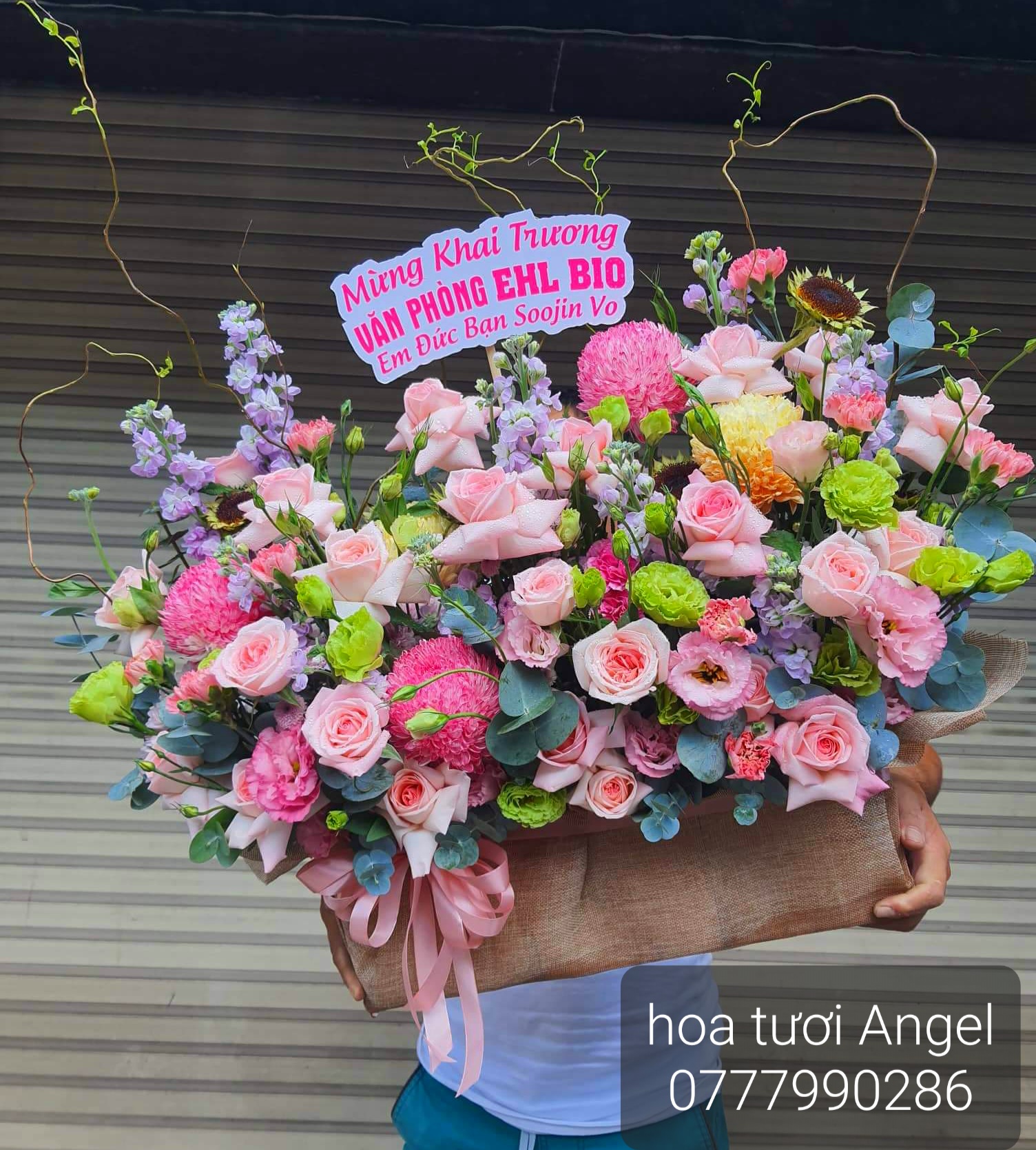 HỘP HOA CHÚC MỪNG KHAI TRƯƠNG ĐẠI THẮNG