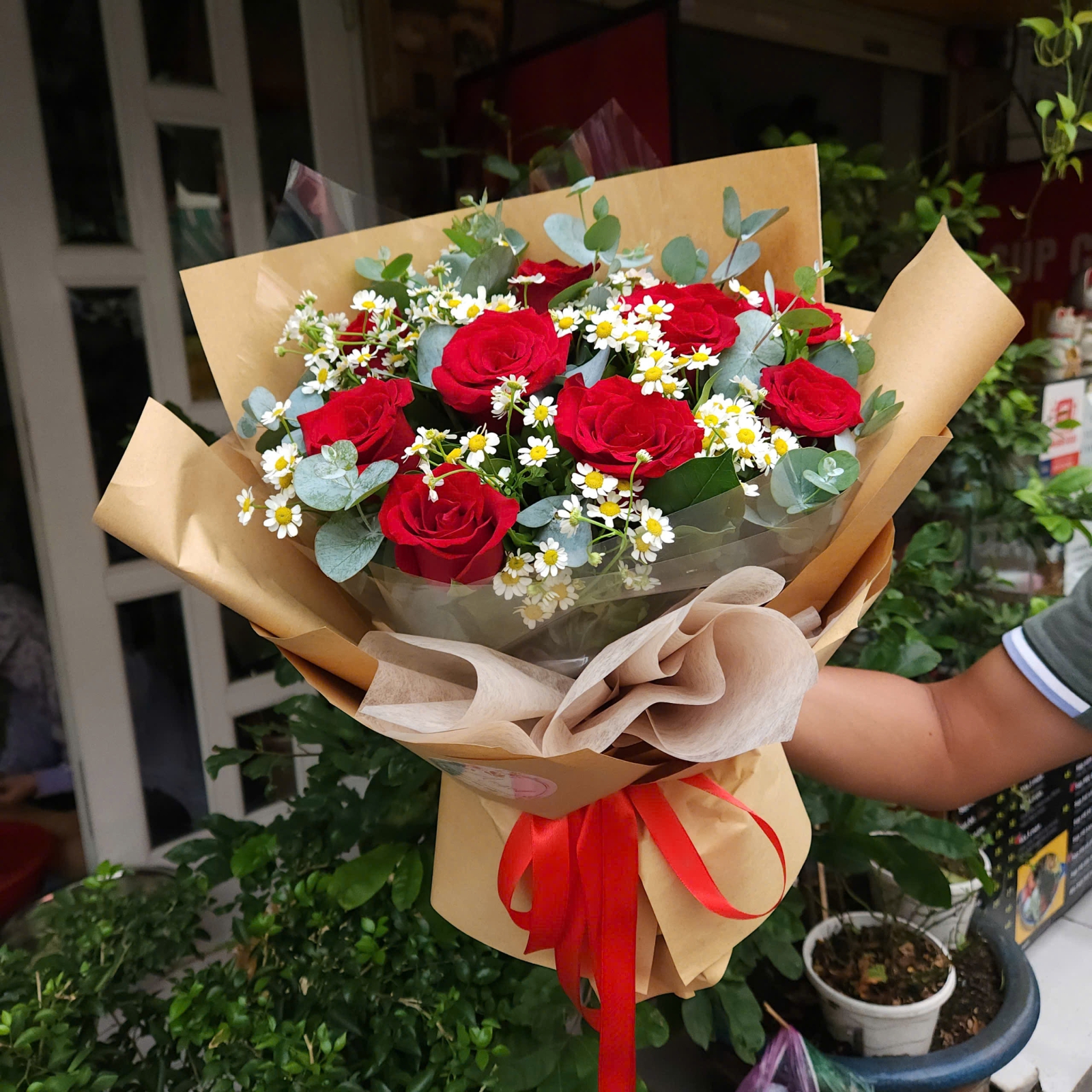 Bó hoa hồng đỏ 11 bông cho ngày Valentine
