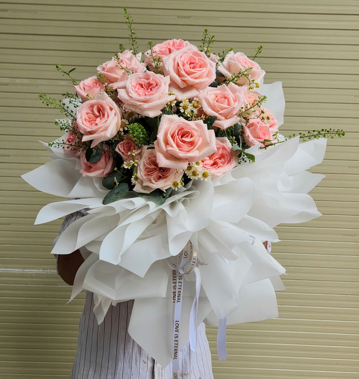 Bó hoa hồng Pink Ohara