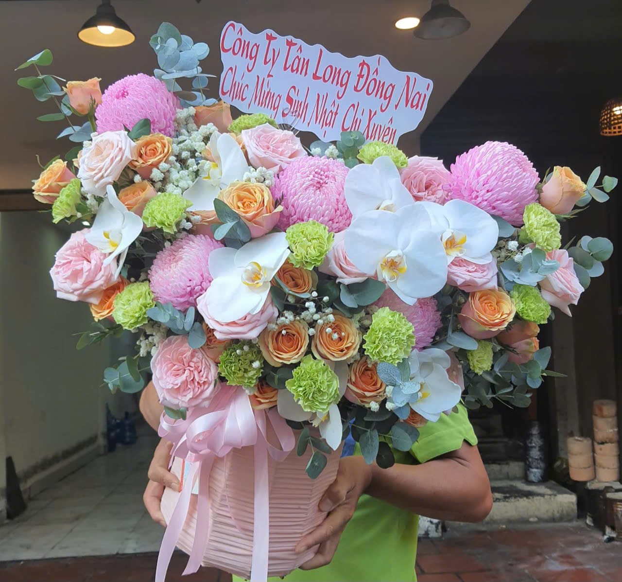Lẵng hoa sinh nhật đẹp nhất