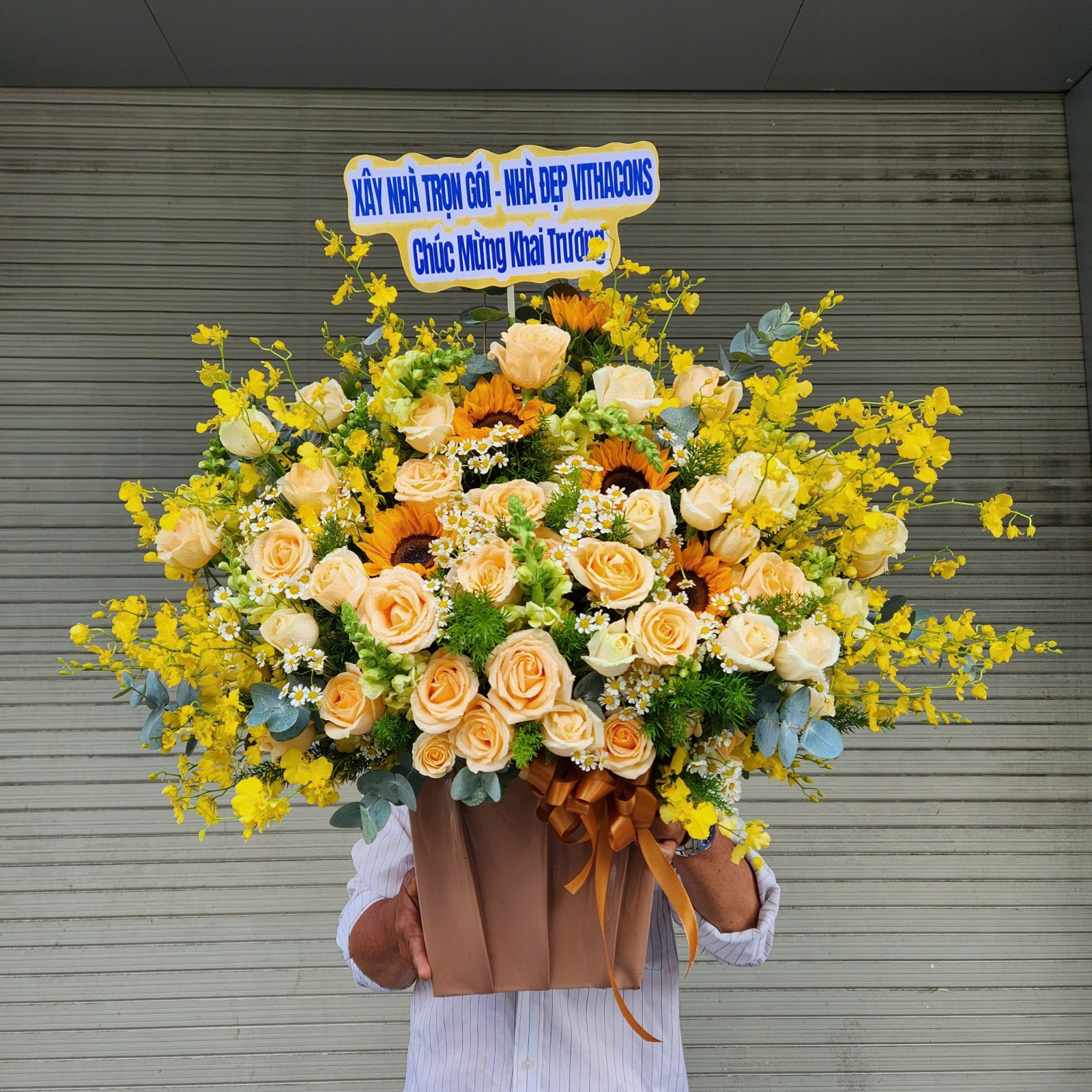 bó hoa hướng dương tặng tốt nghiệp 