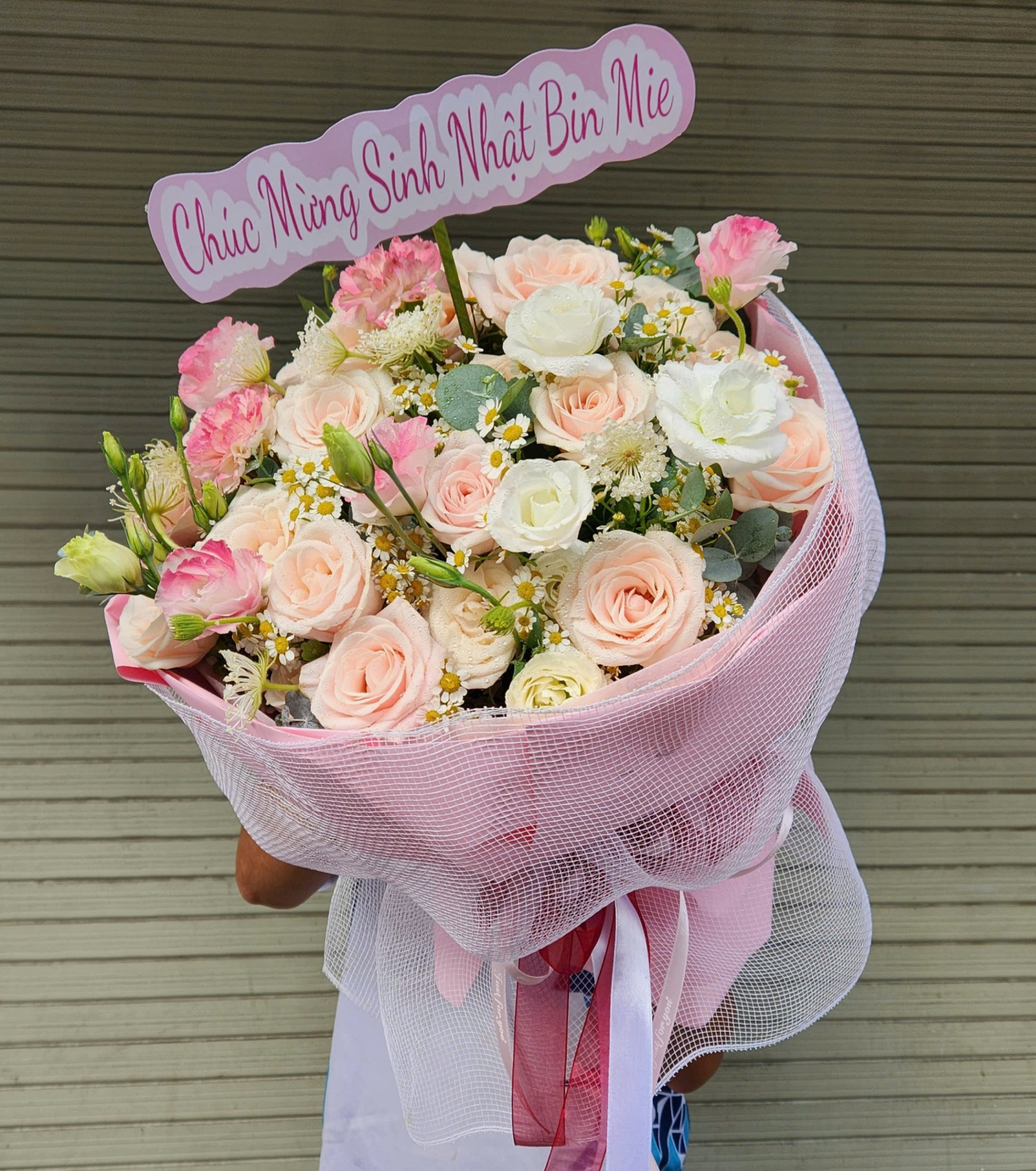  lẵng hoa tặng sếp nam