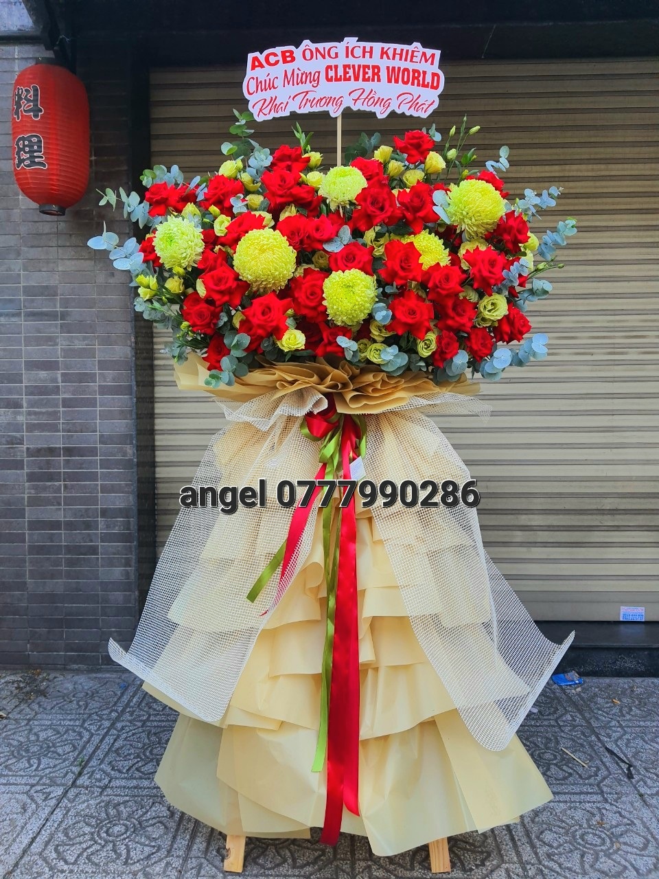 KỆ HOA CHÚC MỪNG KHAI TRƯƠNG QUẬN TÂN BÌNH