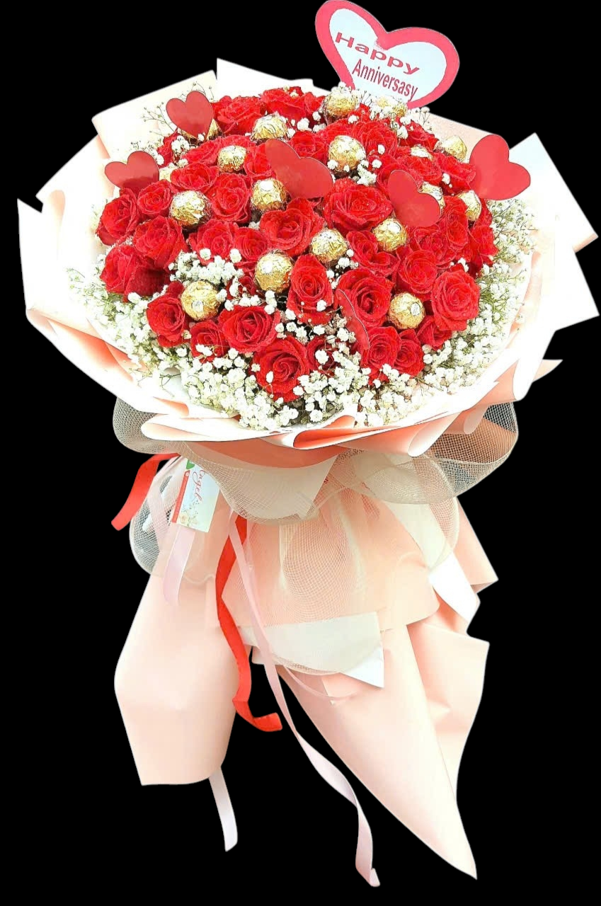 bó hoa hồng 11 bông 