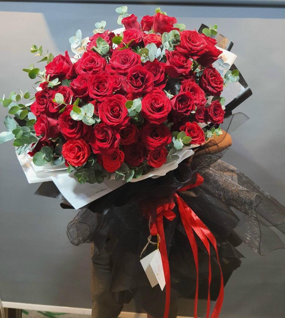 BÓ HOA HỒNG TÌNH YÊU VĨNH CỬU